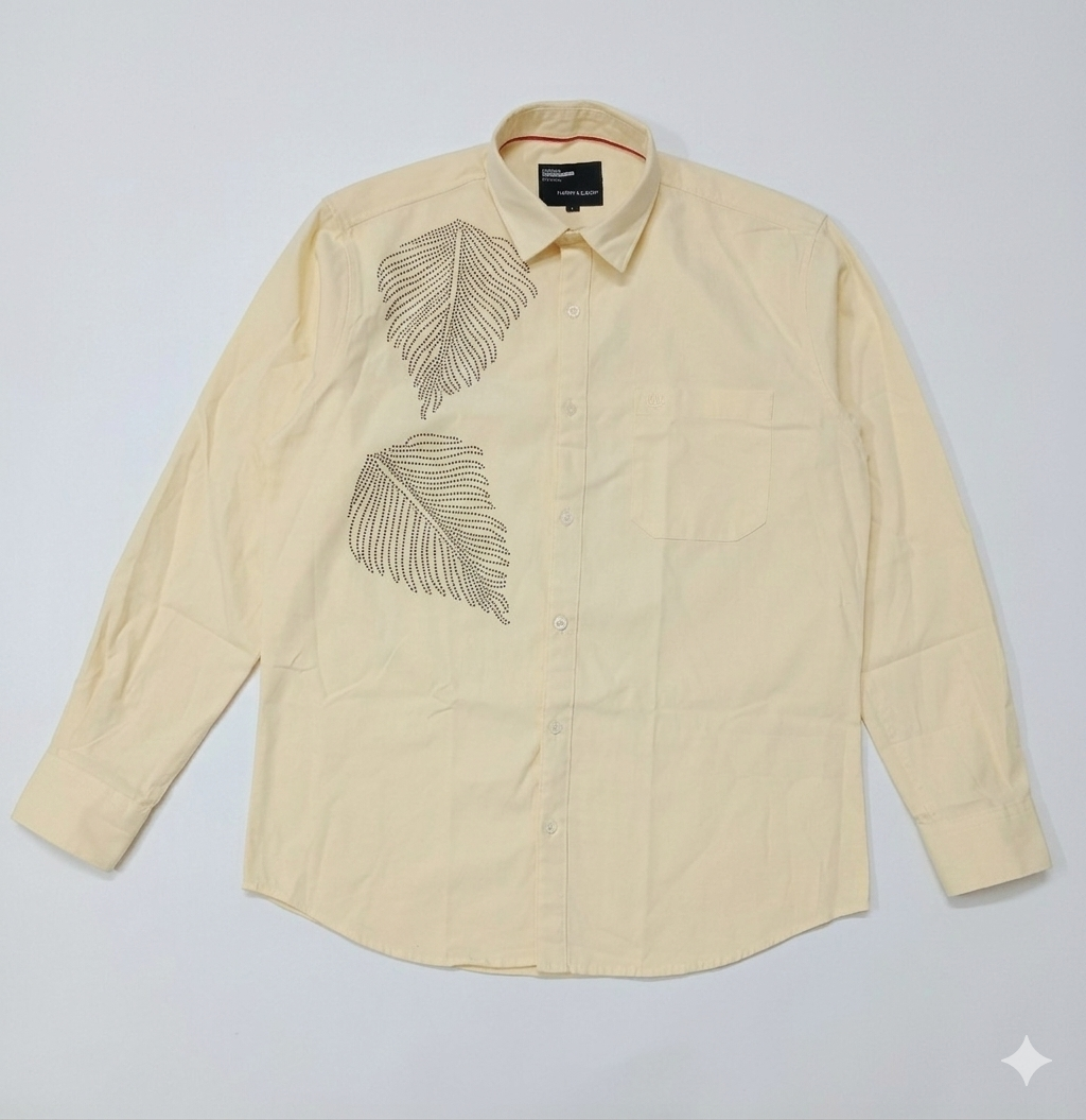 buy luxury leaf designe shirts online in India. - Image 6