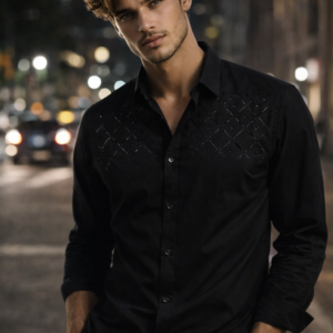 Buy stylish & Luxury men's crystal shirts online in India.