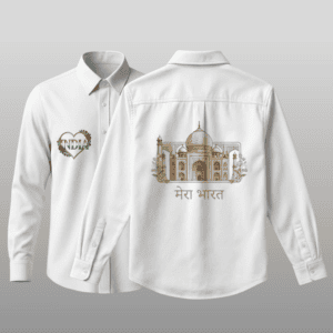 Buy Mera Bharat Premium Independence Special Printed cotton Shirt Online